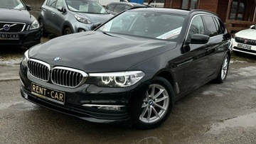 BMW Seria 5 G30-G31 Touring 520d 190KM 2018 BMW 520 190PS OPŁACONY Bezwypadkowy Automat, zdjęcie 5