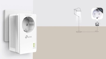 Сетевой передатчик TP-Link TL-PA7017PKIT, комплект Power Line 1000 Мбит/с