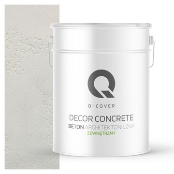 BETON ARCHITEKTONICZNY ZEWNĘTRZNY BIAŁY F101 15kg OZDOBNY NA ŚCIANĘ