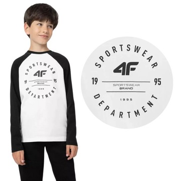 4F KOSZULKA CHŁOPIĘCA BLUZKA Z DŁUGIM RĘKAWEM r. 152