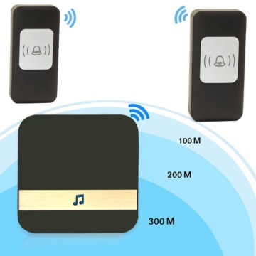 БЕСПРОВОДНОЙ Водонепроницаемый ДВЕРНОЙ ЗВОНОК 300М IP44 105дБ