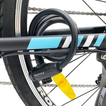 ТРОС ВЕЛОСИПЕДНОГО ЗАМКА ВЕЛОСИПЕДНЫЙ ЗАМОК MUVIKE FLEX 1200/12K КЛЮЧ