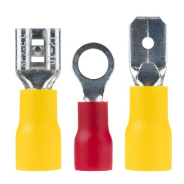 БОЛЬШОЙ НАБОР ИЗОЛИРОВАННЫХ РАЗЪЕМОВ ДЛЯ ПРОВОДОВ 280 ШТ. РАЗМЕР 15