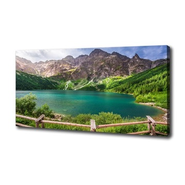 Foto obraz na płótnie Morskie oko Tatry 100x50 cm