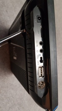 Портативный телевизор с диагональю 10,1 дюйма и тюнером DVB-T2 (h.265)