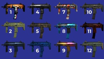 MP7 СКИН ОРУЖИЯ COUNTER-STRIKE IRL на подвешивание - ПОДАРОК ​​ПОДАРОК