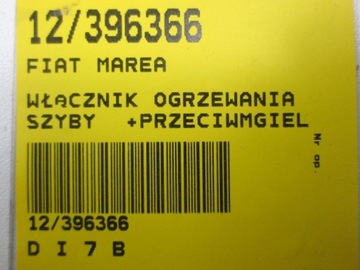 FIAT MAREA PANEL SPÍNAČ TOPENÍ OKNO