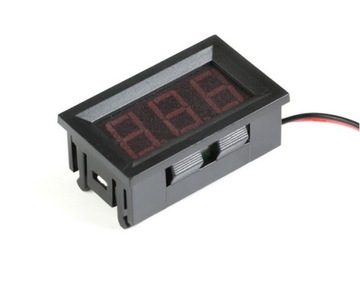 Вольтметр панельный постоянного тока 3,5-30В светодиод 0,56 синий