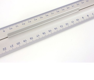Лениарская линейка 2-весовая с ручкой 30см металл