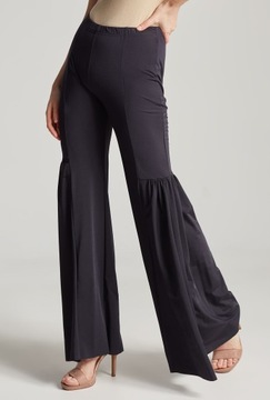 Черные брюки-клеш Gatta Vita, размер L.