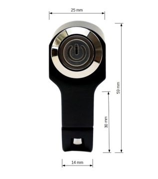 Переключатель светодиодный красный красный цвет