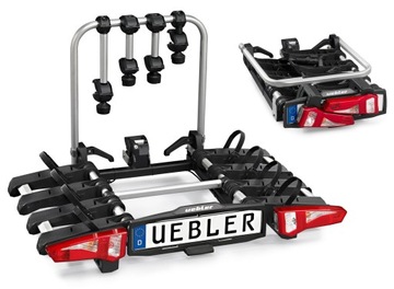 Platforma bagażnik rowerowa składana Uebler i41 S na 4 rowery i e-bike