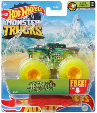 Autko HOTWEILER - FUELED Monster Trucks Hot Wheels Samochodzik 1:64