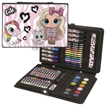 ХУДОЖЕСТВЕННЫЙ НАБОР мелки, фломастеры, ЧЕМОДАН ДРУГА