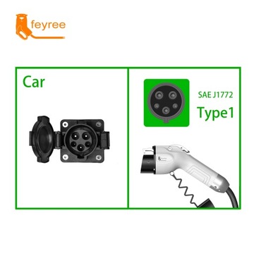 Автомобильное зарядное устройство feyree Type1, 3,5 кВт, кабель 5 м
