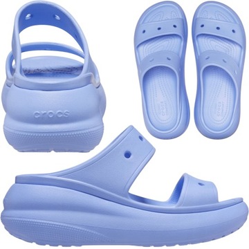 klapki damskie na platformie crocs chodaki lekkie wysokie 41,5 M8/W10