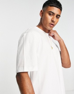exRiver Island Biały t-shirt oversize XS