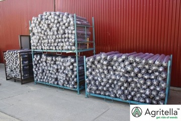 Садовый агротекстиль ЧЕРНЫЙ Коврик для мульчирования сорняков 1,6х100м 70г