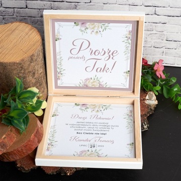 ДЕРЕВЯННАЯ КОРОБКА С ПРОСЬБОЙ ДЛЯ СВИДЕТЕЛЯ ДАВАТЬ ПОКАЗАНИЯ РОЗОВЫЙ Z2