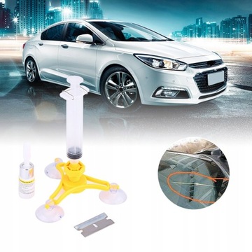 КОМПЛЕКТ ДЛЯ РЕМОНТА АВТОМОБИЛЬНЫХ СТЕКЛОВ РЕМОНТНЫЙ КЛЕЙ