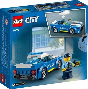 LEGO City 60312 Samochód Policja Auto Radiowóz Autko + Figurka