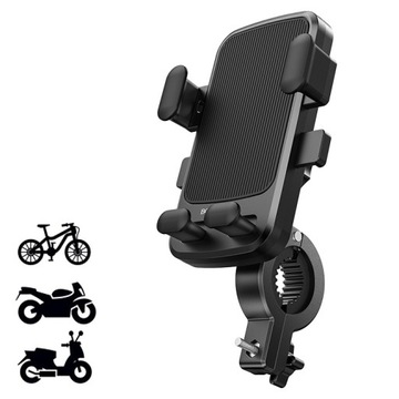 Uchwyt zaciskowy do telefonu na wózek dziecięcy rower skuter motor motocykl