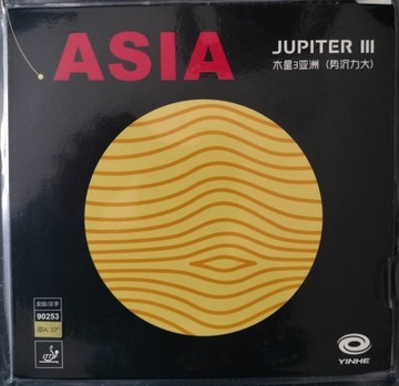 Profesjonalna okładzina YINHE JUPITER3 Asia Czarna tenis stołowy