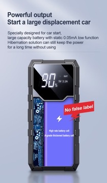 BOOSTER JUMP STARTER 28000MAH АВТОМОБИЛЬНЫЙ АВАРИЙНЫЙ ЗАПУСК И POWERBANK