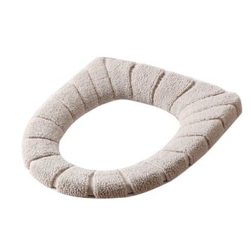 ТЕПЛАЯ КРЫШКА НА УНИТАЗ, БЕЖЕВАЯ, ОБЫЧНАЯ МОЮЩАЯСЯ