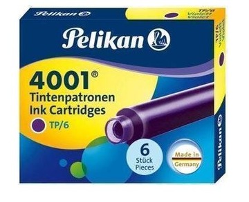 Naboje do piór PELIKAN TP/6 fioletowe