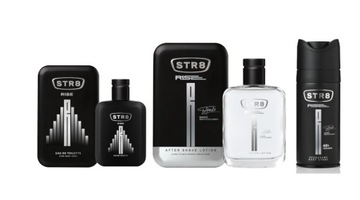 STR8 RISE ZESTAW 3cz EDT50ml + ASL100ml + SPRAY150ml