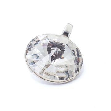 Wisiorek srebrny 925 z kr. Swarovski Rivoli 12mm