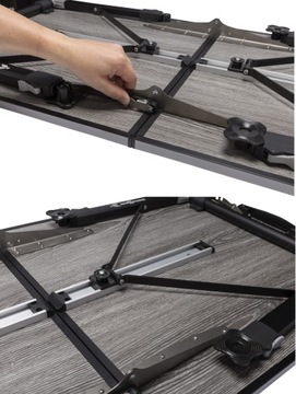 STÓŁ SKŁADANY KEMPINGOWY BRUNNER ELUTOP COMPACK 120x60 cm