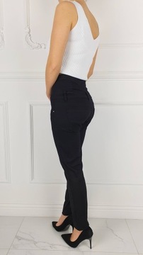 #DAMSKIE SPODNIE JEANS MODELUJĄCE WYSOKI - STAN #