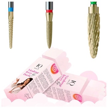 IQ Nails Zestaw Frezów Do Manicure Pedicure Viralowe Frezy By Doris