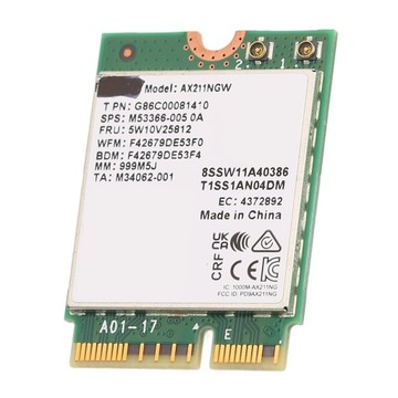 Сетевая карта M.2 AX211NGW M.2 KEY E CNVio 2