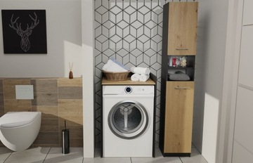 SZAFKA NA PRALKĘ POLA NP ANTRACYT ARTISAN