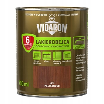 VIDARON lakierobejca PALISANDER 0.75L