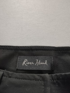 RIVER ISLAND ELEGANCKIE SPODNIE 3/4 W KANT rozm 32