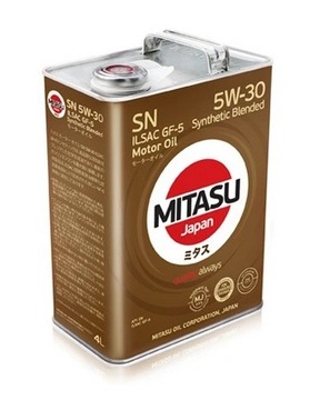 MITASU MOTOR OIL SN 5W30 ILSAC GF-5 4L MJ-120