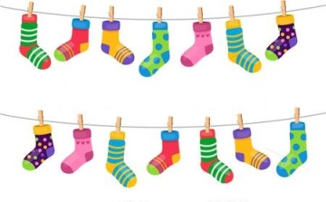 5x носков SOCKS СИЛИКОНОВЫЕ цвета ХЛОПОК 28-30