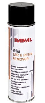 Ranal - Preparat do usuwania smoły żywic oraz resztek kleju spray 500ml