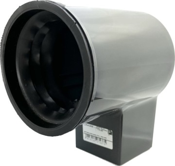 Adapter PCV 110 kolano rury 80x80mm GALECO grafit