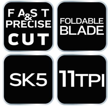 НЕО ЯПОНСКАЯ ТОЧНАЯ ПИЛА 11TPI УЗКАЯ СКЛАДНАЯ