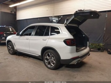 BMW X3 G01 2022 BMW X3 XDrive30i 2022, 2.0L R4 248KM, 4x4, od ubezpieczalni 2.0 Benzyna, zdjęcie 1