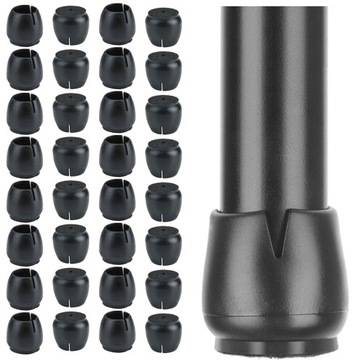 32szt Nakładki z Filcem Na Nogi Krzesła 17-21mm