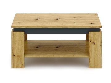 ŁAWA AGAVA DĄB ARTISAN / ANTRACYT 90X50 LOFT