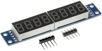 Wyświetlacz 8 Cyfrowy Max7219 Arduino 7 Segmentowy