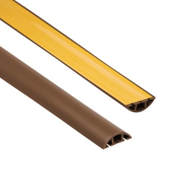 Pvc maska samolepicí Pvc kabelová lišta 200 cm, hnědá, 60 mm