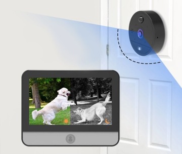 WIZJER WIDEODOMOFON KAMERA DO DRZWI WiFi JUDASZ